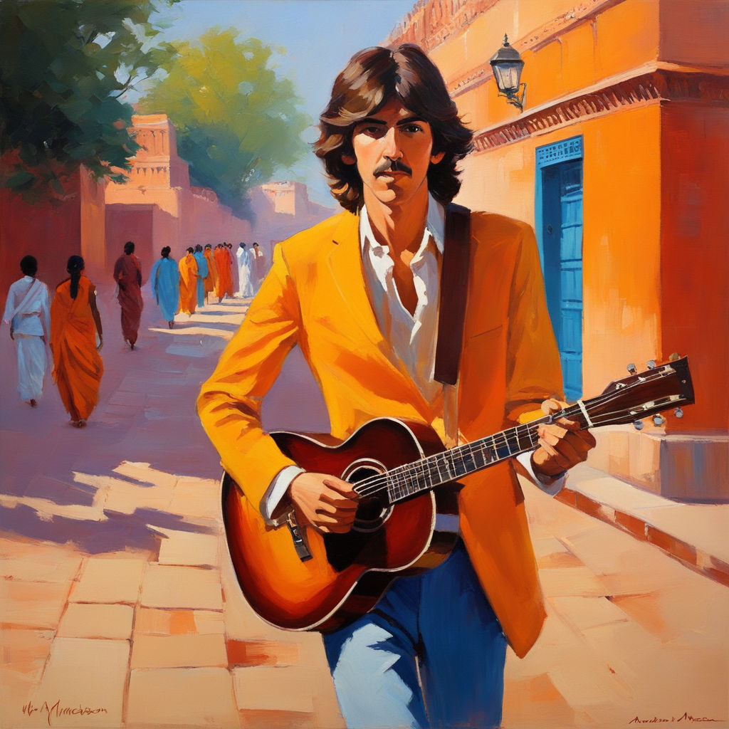 george harrison young color