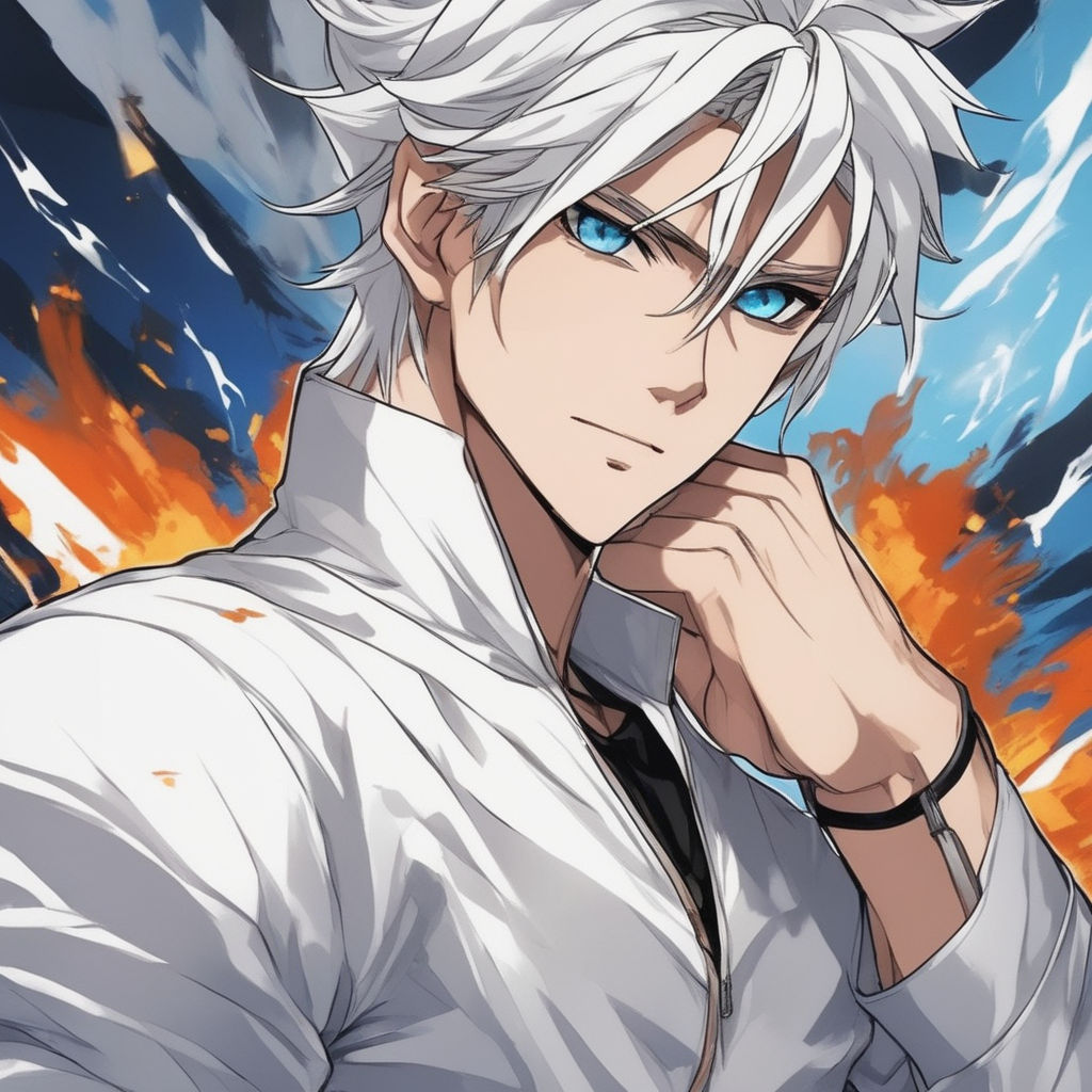 anime characters with silver hair