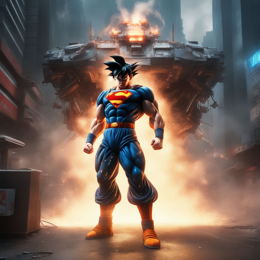 goku super saiyan 10000 vs superman