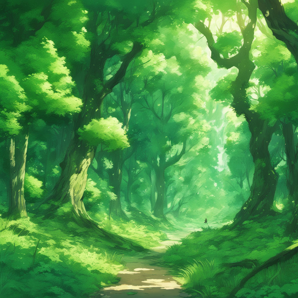 16+] Background Forest Anime - WallpaperSafari
