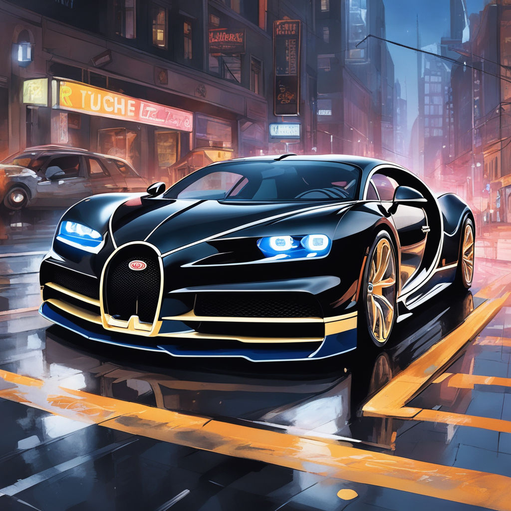 Learn How to Draw Bugatti Chiron (Sports Cars) Step by Step : Drawing  Tutorials | Bugatti chiron, Bugatti, Cool car drawings