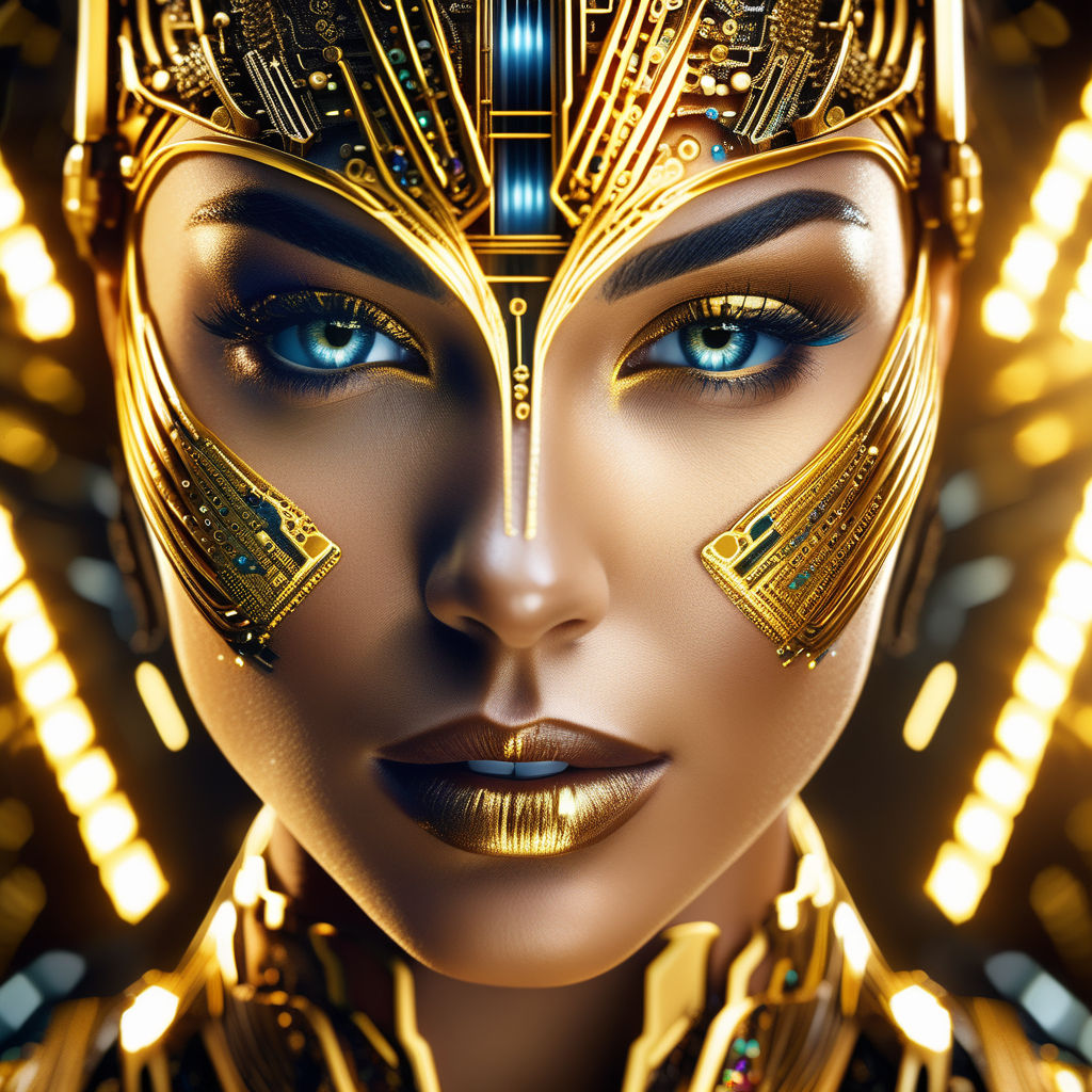 8k resolution. Portrait adorable little Cleopatra