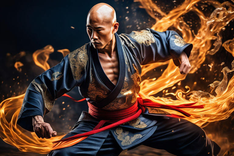 martial arts monk wallpaper