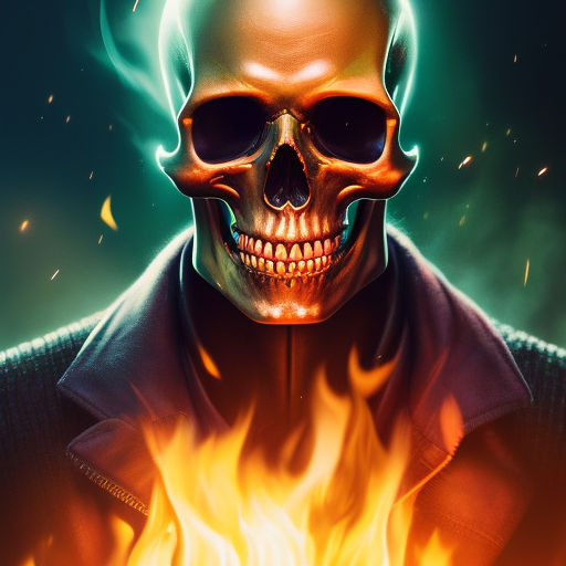 ghost rider green flame