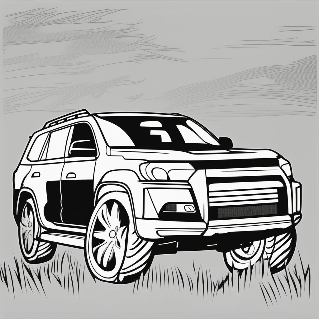 How to draw Toyota Fortuner Car on computer using Ms Paint | Car Drawing...  : r/mspaint