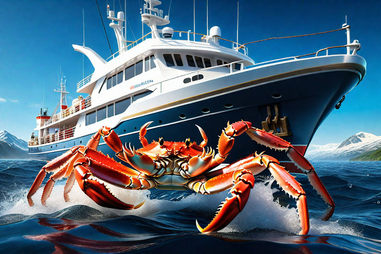 Amazing Catch Hundreds Tons Alaska King Crab With Modern Big Boat