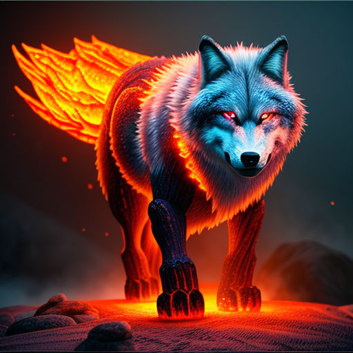 fire wolf  Playground AI