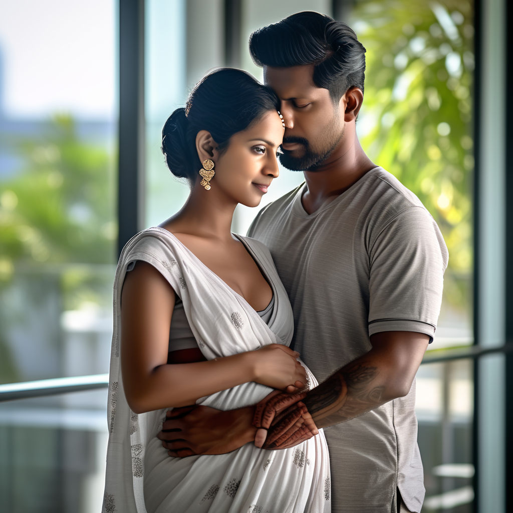 South Indian couple where wife came with a pregnancy kit and she