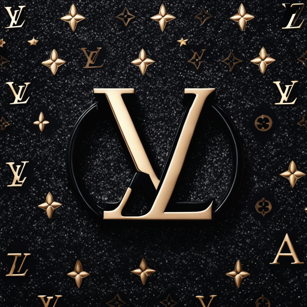 wallpaper 3d louis vuitton logo