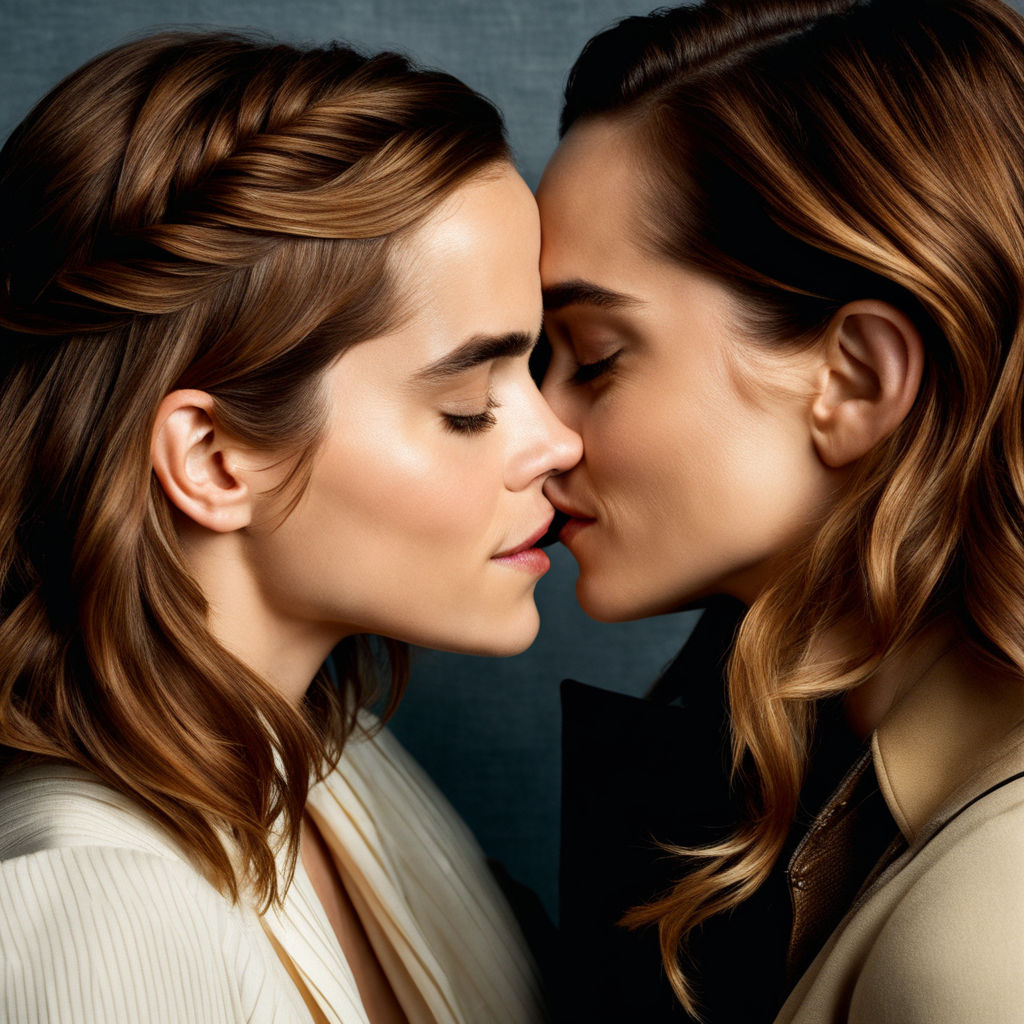 Emma watson lesbian kissing