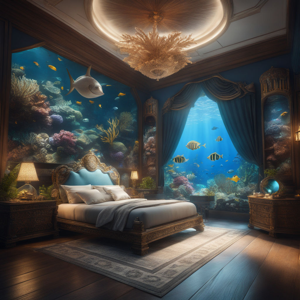 underwater bedroom theme