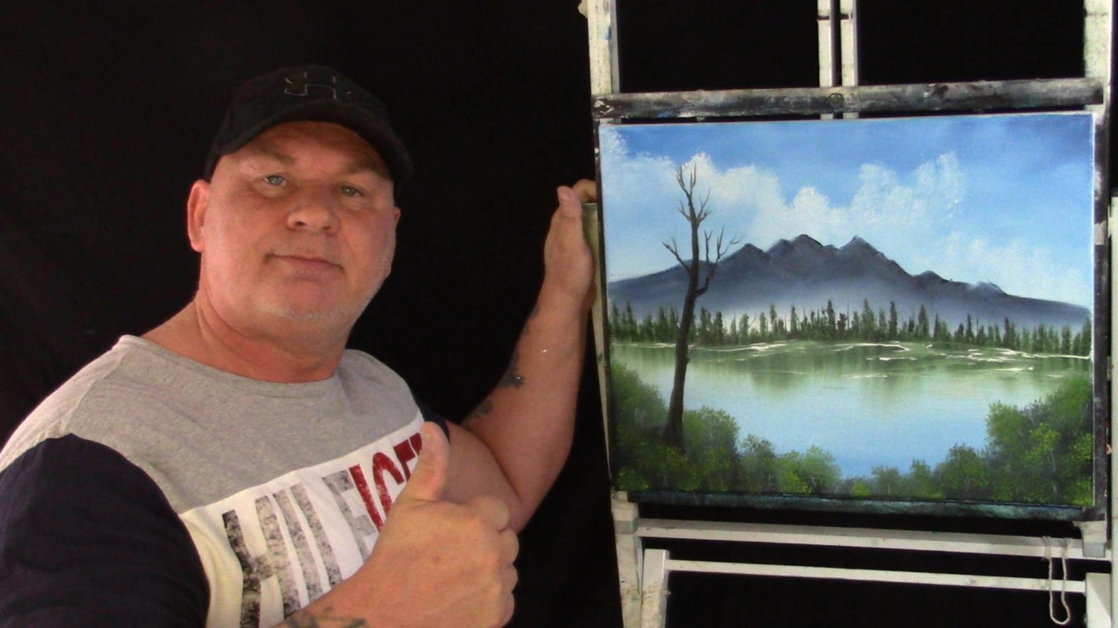 Wet on wet instructor bob ross