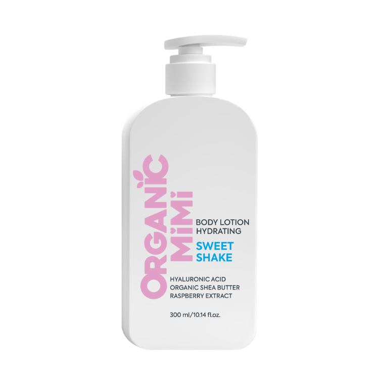 mimi　BODY SERUM & GEL Organic Mimi Sweet shake Hydrating Body Lotion 300ml - Paket.mk