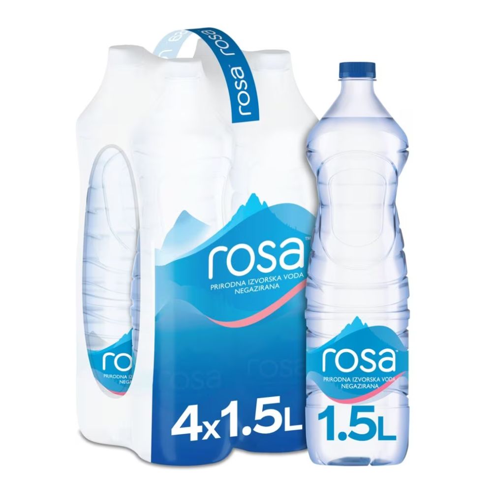 РОСА ВОДА НЕГАЗИРАНА 4 Х 1,5 Л