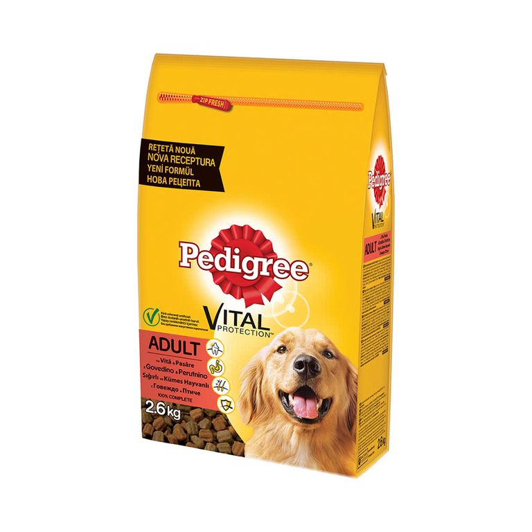 ПЕДИГРЕ ХРАНА ЗА КУЧИЊА СУВА ГОВЕДСКО 2.6 КГ