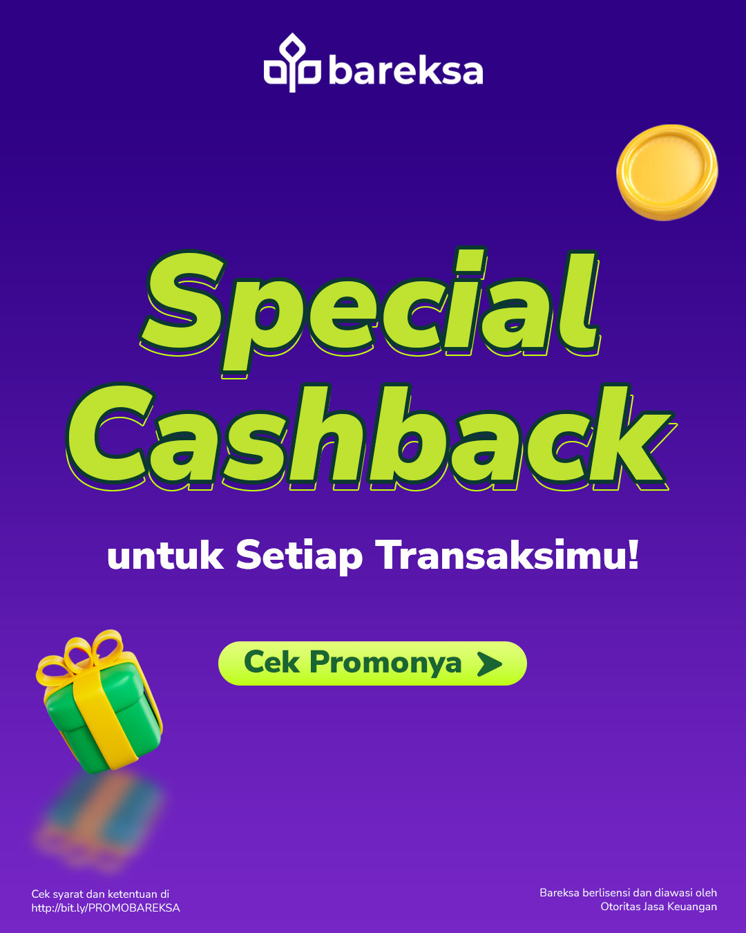 Promo Transaksi Pertama Bareksa: Investasi Saham, Reksadana, Emas & SBN Raih hingga Rp250 Ribu