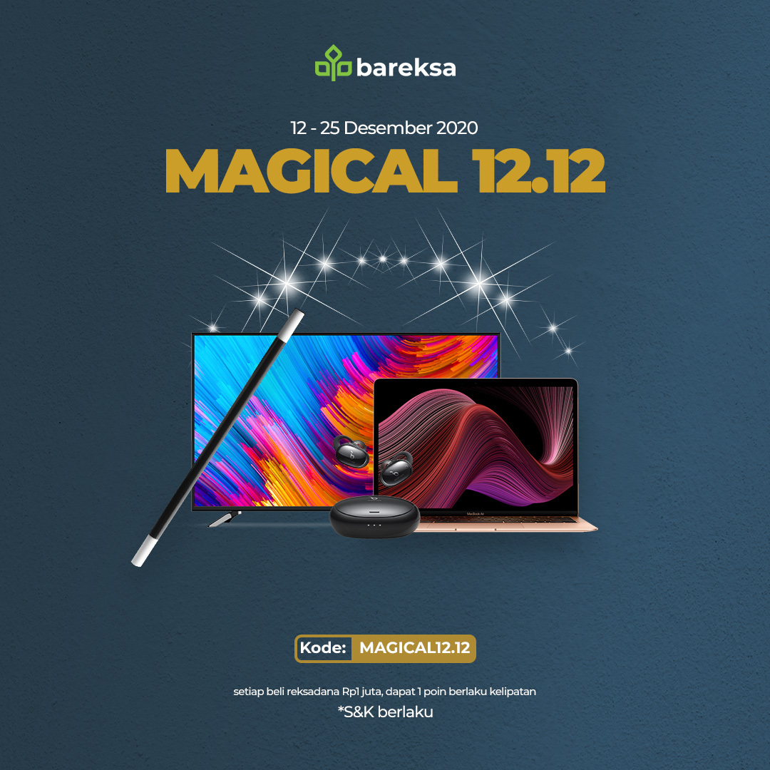 Promo 12.12 Beli Reksadana Bisa Raih Macbook Air, Smart TV dan Banyak Hadiah