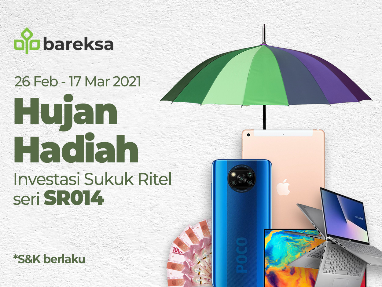 Beli SR014 di Bareksa Bisa Pilih Hadiah Laptop hingga Reksadana