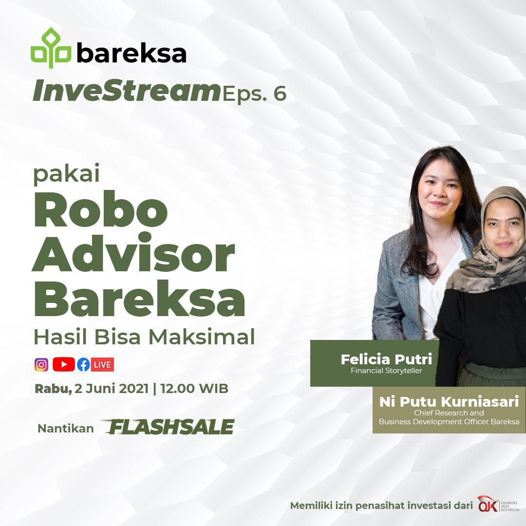 Bahas Keunggulan Robo Advisor Bareksa di Investream Hari Ini