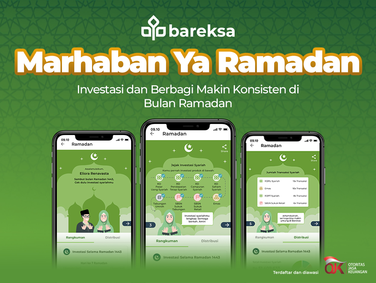 Cari Investasi Syariah? Gunakan Fitur Spesial Ramadan di Super App Bareksa