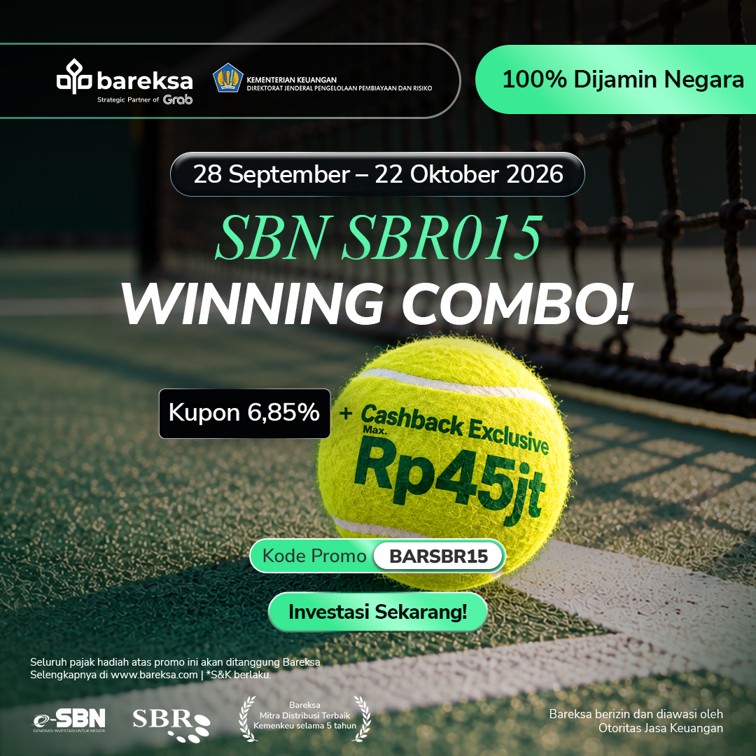 Promo SBN Ritel: Investasi SBR015 Berhadiah hingga Rp45 Juta