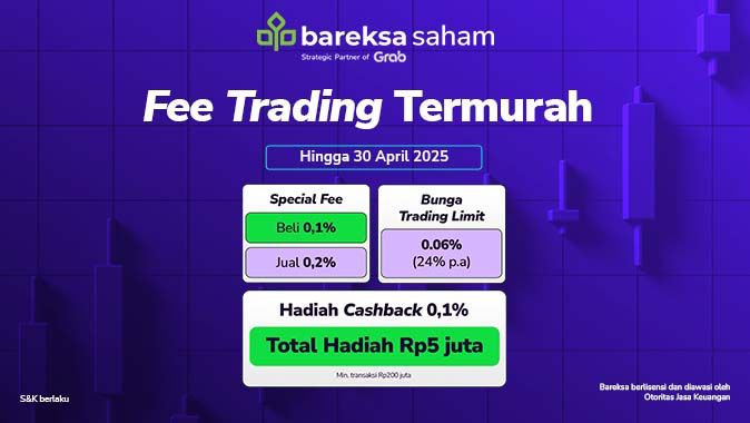 Promo Bareksa Saham: Fee & Trading Limit Termurah, Berhadiah hingga Rp200 Ribu