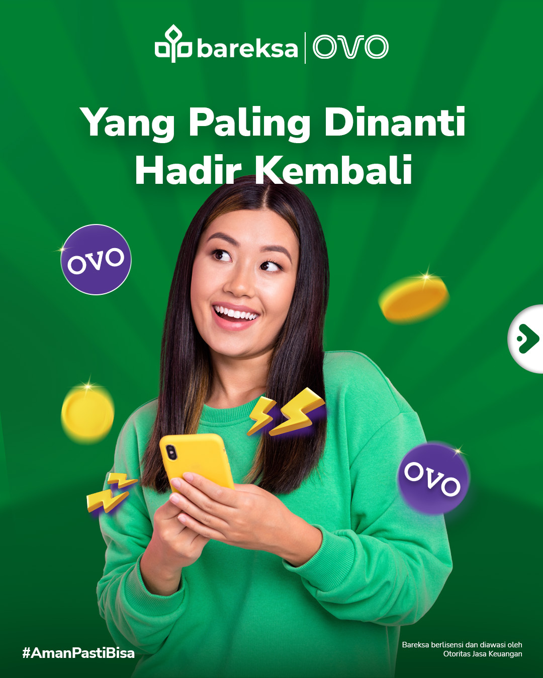 Promo OVO Bareksa: Beli Reksadana Berhadiah Cashback Langsung hingga Rp30 Ribu