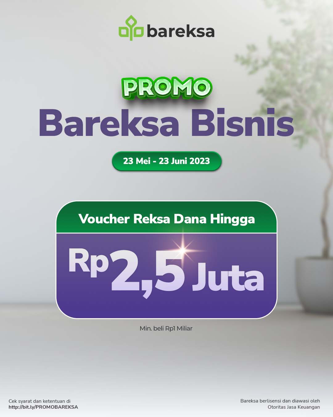 Fitur Bareksa Bisnis Siap Dampingi Institusi, Berhadiah Reksadana hingga Rp2,5 Juta