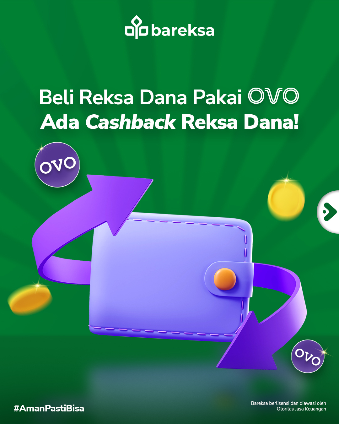 Promo OVO di Bareksa: Top Up Reksadana Berhadiah Voucher Rp150 Ribu