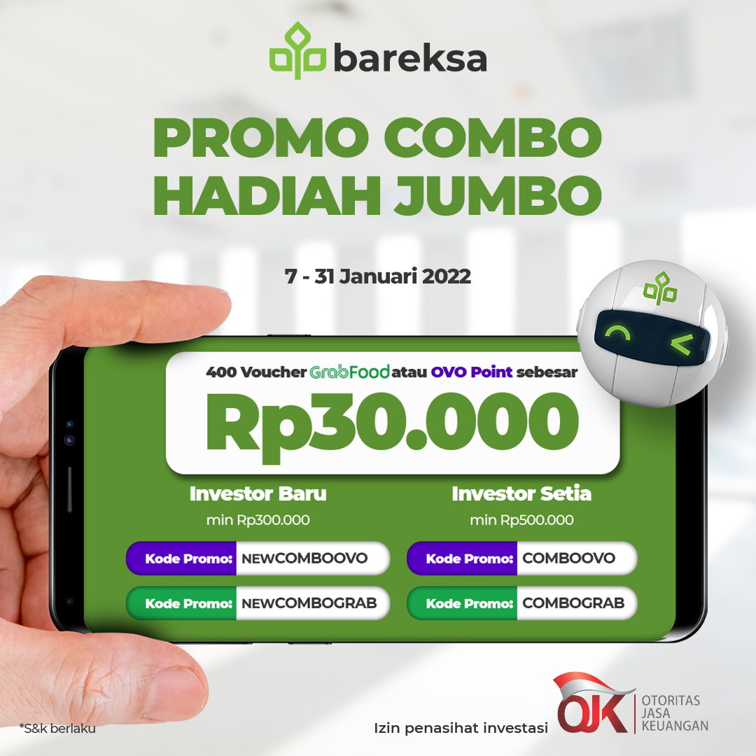 Baru Nyoba atau Ketagihan, Investasi Pakai Robo Advisor Berhadiah OVO Point dan Voucher GrabFood