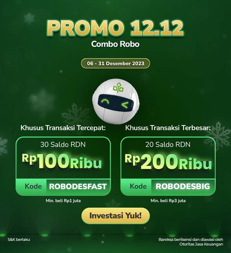 Selamat! Ini Pemenang Promo 12.12 Robo Advisor Berhadiah Saldo Saham