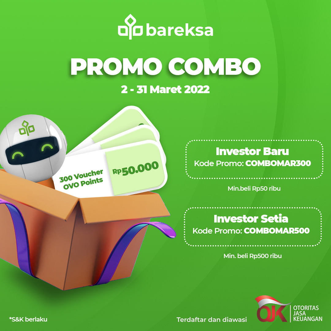 Investasi Reksadana Pakai Robo Advisor Bareksa, Bisa Raih OVO Rp50 Ribu