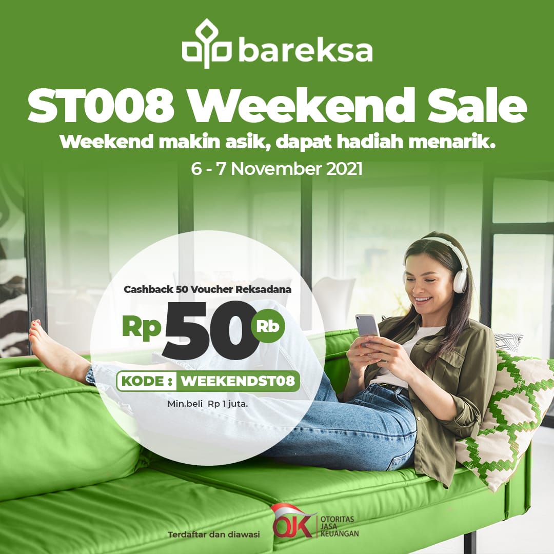 Weekend Sale! Investasi Sukuk Tabungan ST008 Dapat Voucher Reksadana