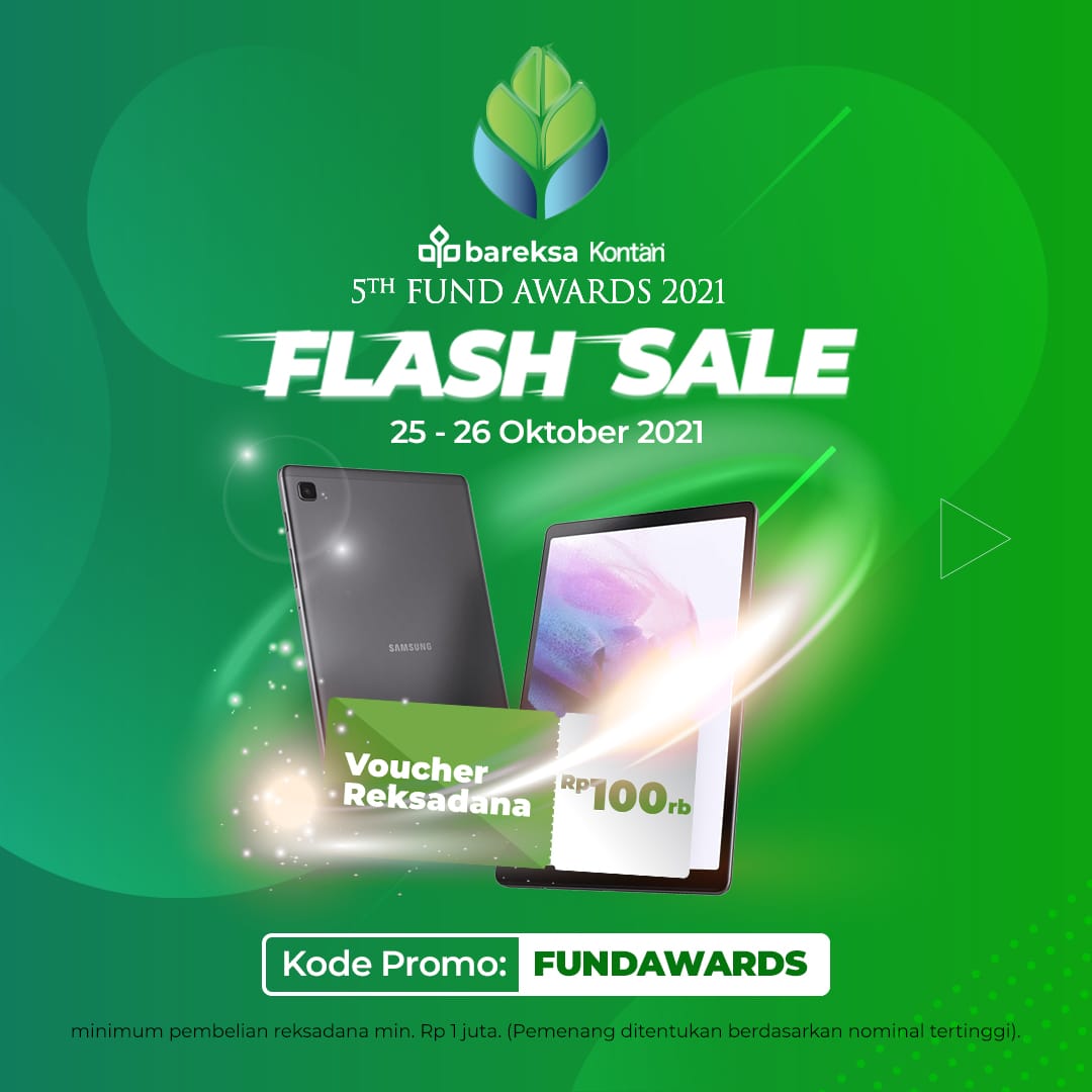 Flash Sale Fund Awards, Investasi Reksadana Raih Hadiah Galaxy Tab dan Voucher Reksadana