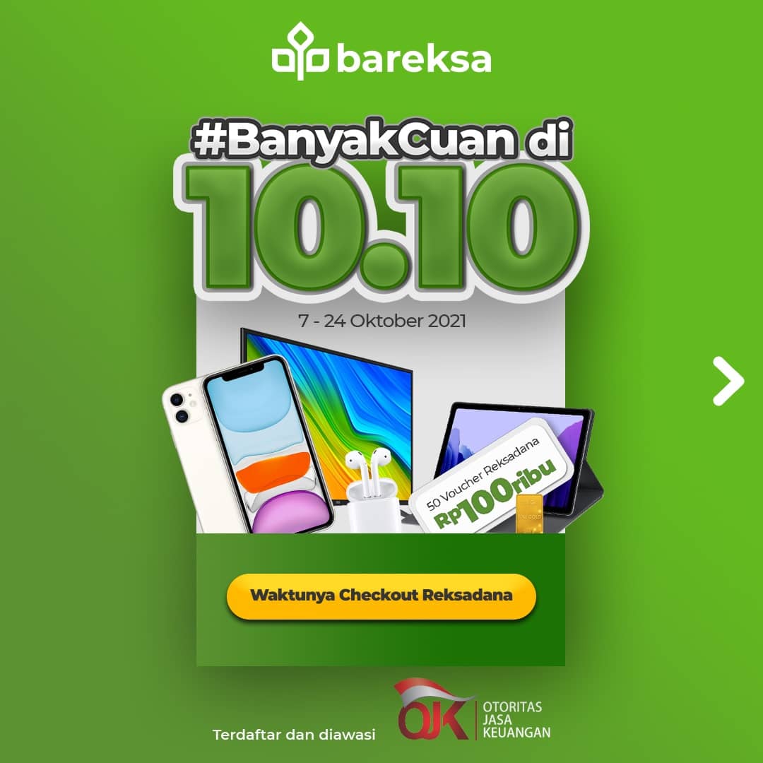 Banjir Hadiah 10.10, Investasi Reksadana Dapat iPhone, Tablet Samsung, Hingga Emas