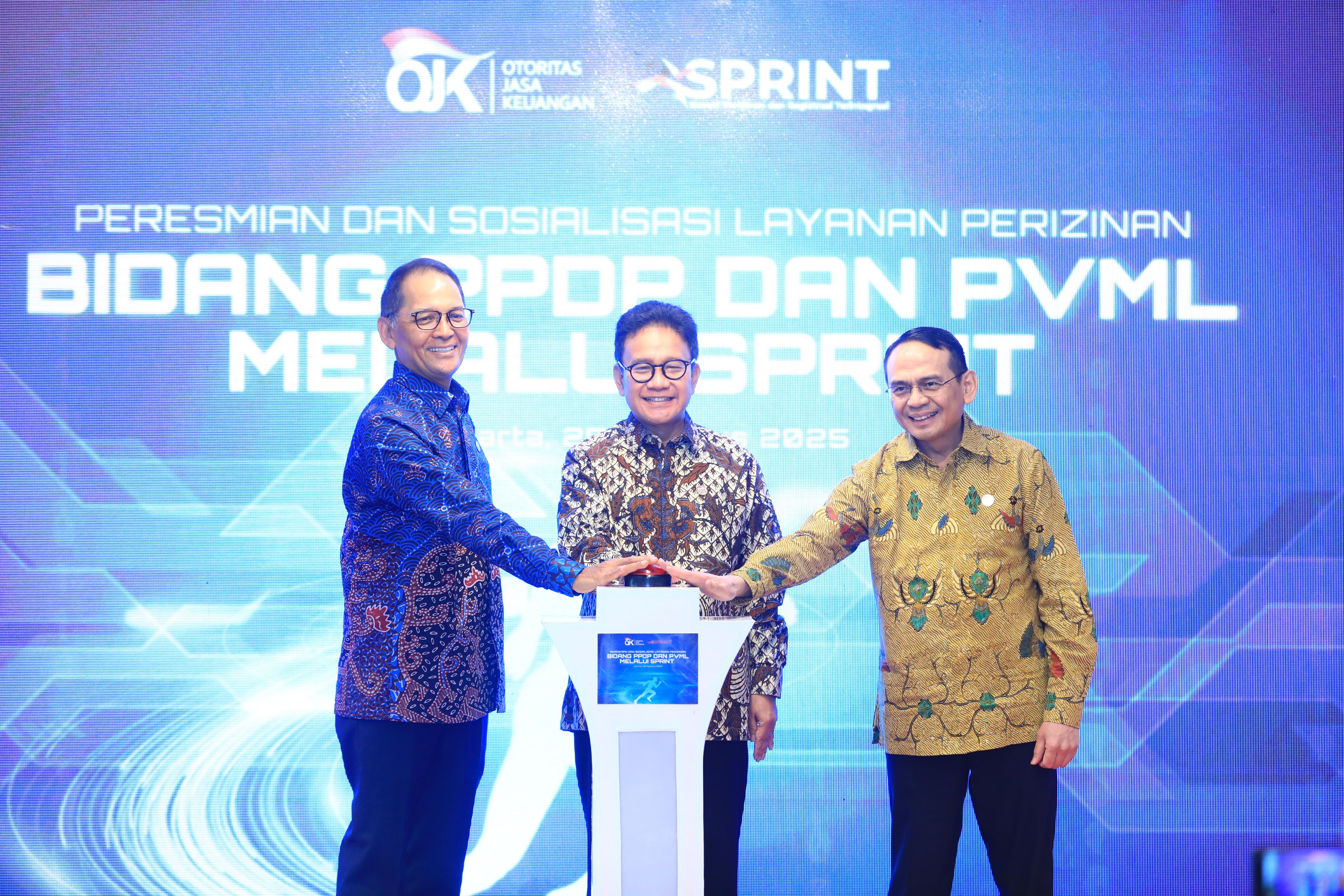 OJK Resmikan Layanan Perizinan Satu Pintu Lewat SPRINT, Ini Fitur Utamanya
