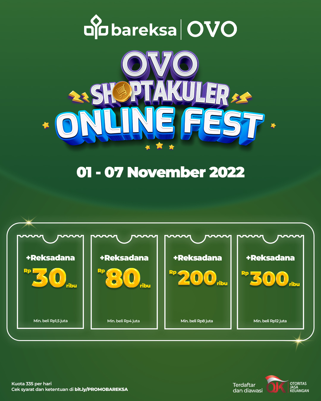 Selamat! Ini Pemenang Promo OVO Shoptakuler November 2022 Berhadiah Reksadana