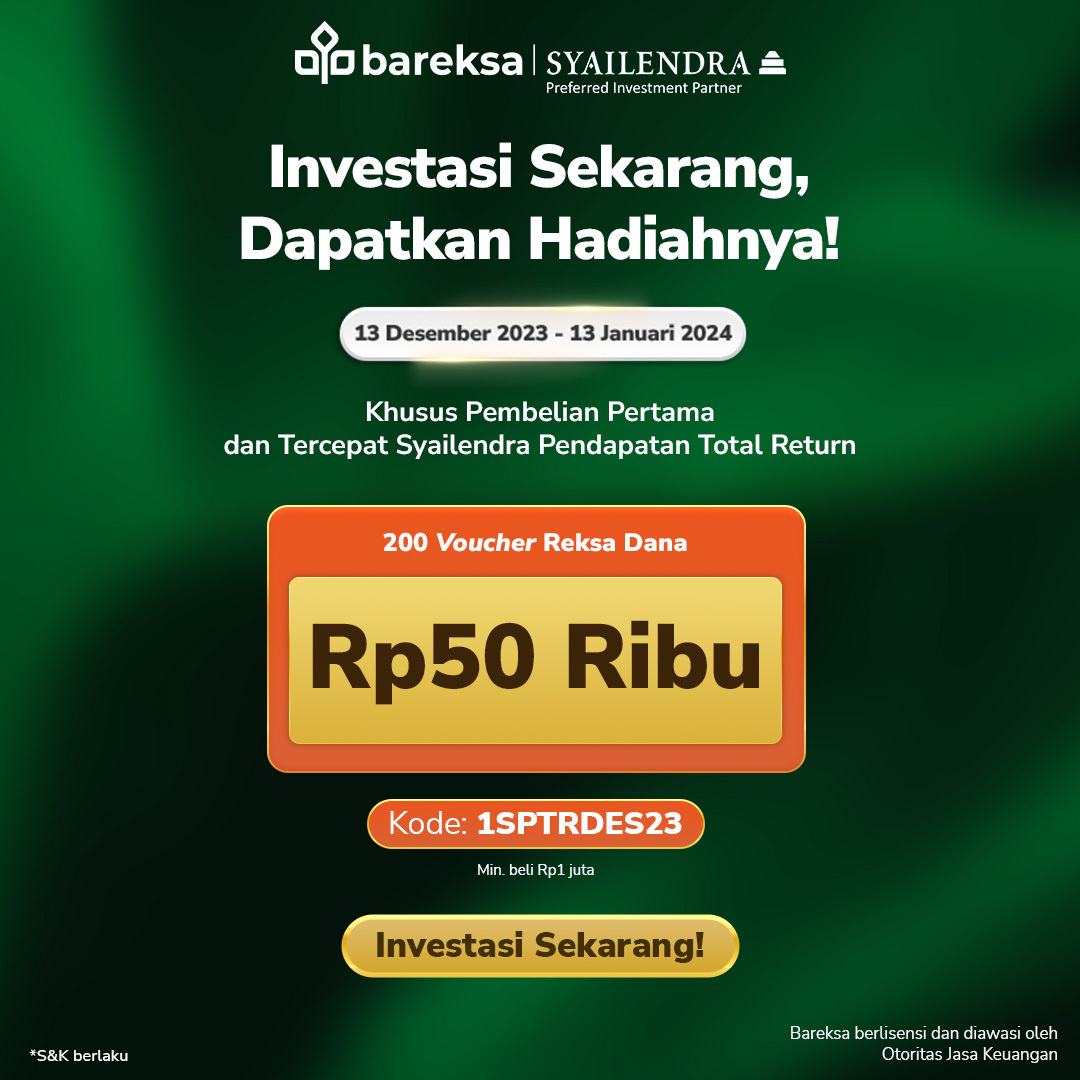 Selamat! Ini Pemenang Promo Reksadana Syailendra SPTR Berhadiah Rp50 Ribu