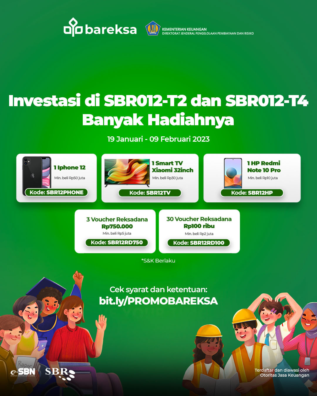 Promo SBR012 di Bareksa Berhadiah iPhone 12 hingga Reksadana