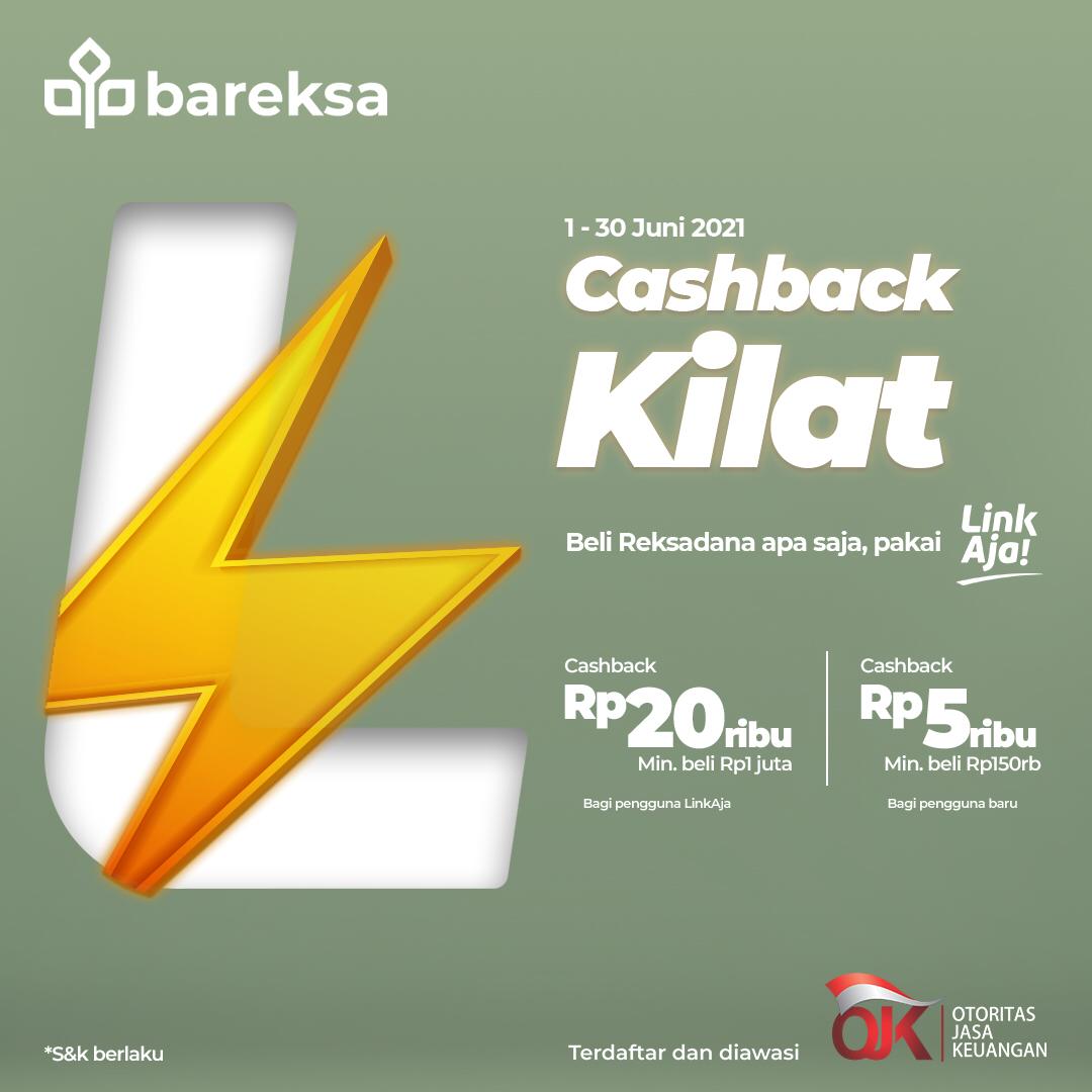 Beli Reksadana di Bareksa Pakai LinkAja, Cashback Rp20 Ribu