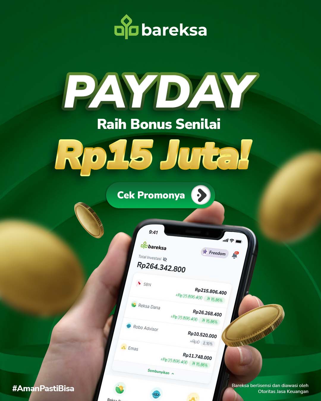 Promo Gajian Reksadana Juni 2023 Berhadiah Emas Senilai Total Rp15 Juta