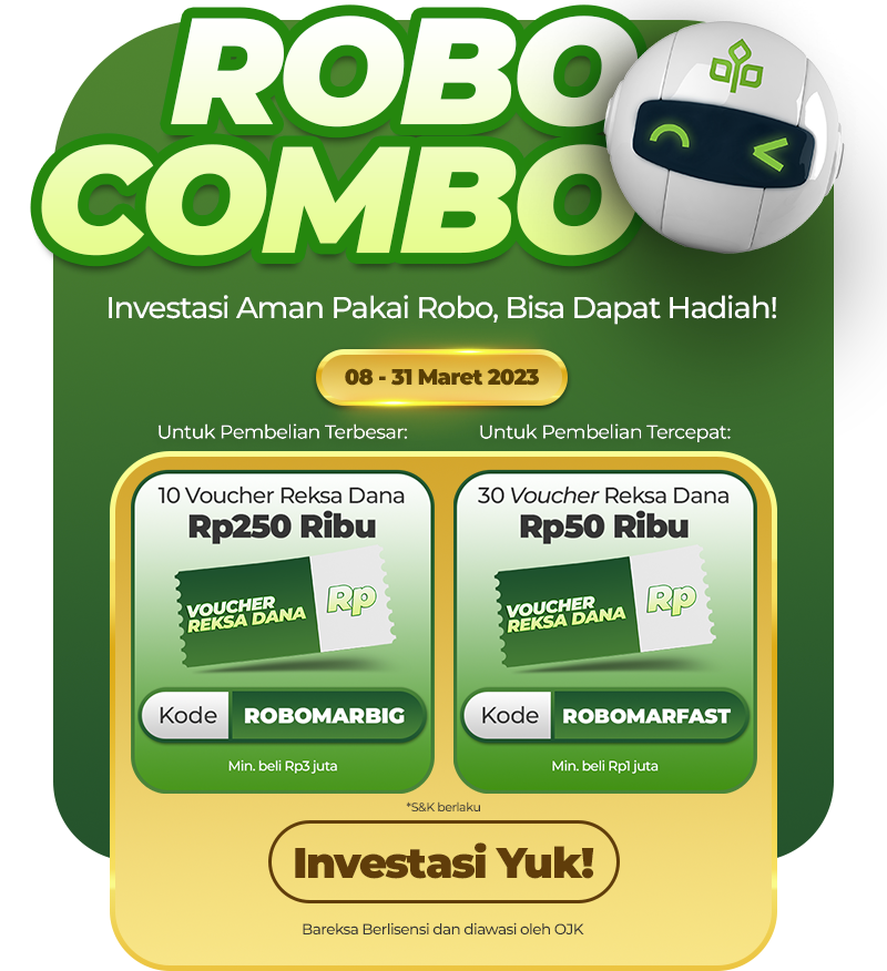 Selamat! Ini Pemenang Promo Combo Robo Bareksa Maret 2023 Berhadiah Reksadana