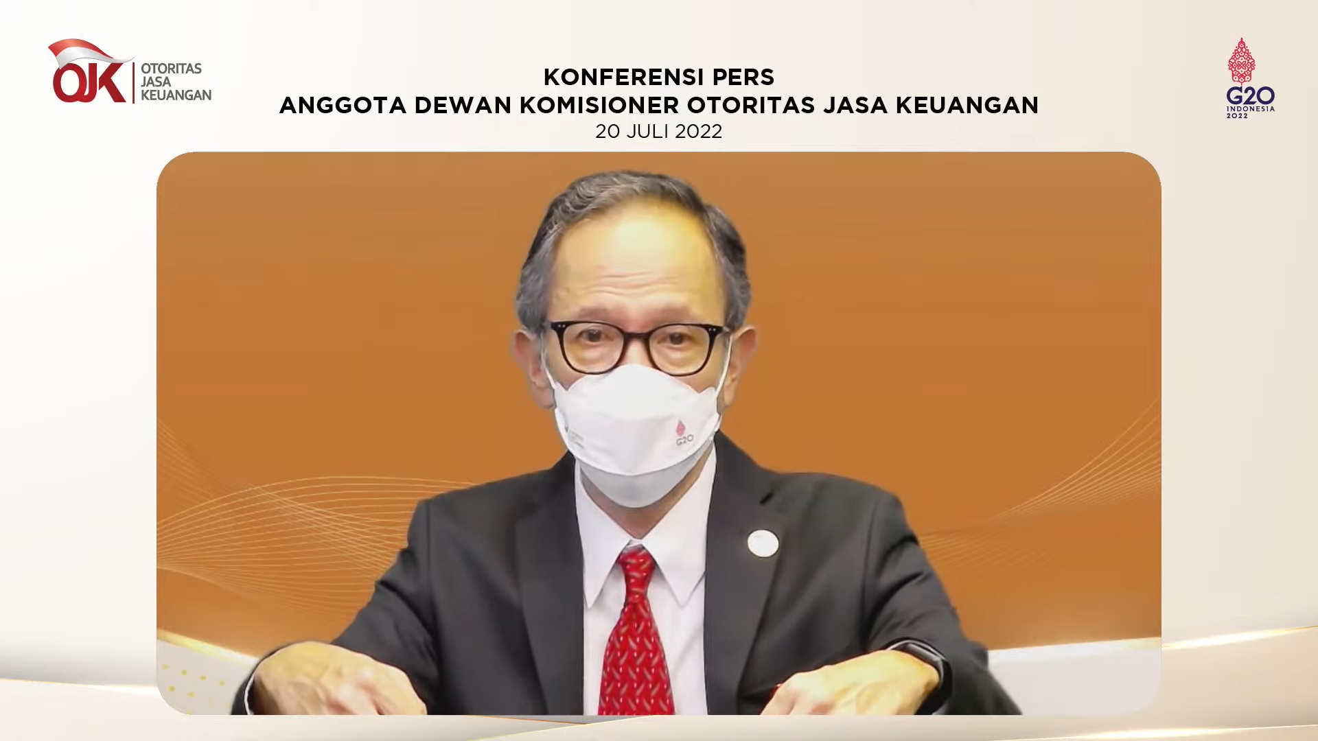 Ketua OJK, Mahendra Siregar : Stabilitas Jasa Keuangan Terjaga dan Siaga Hadapi Tekanan Global