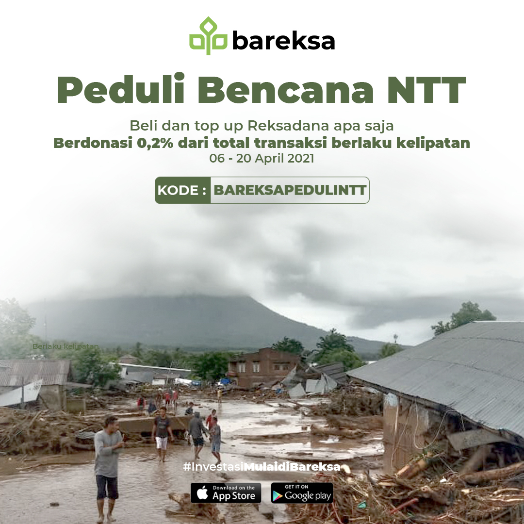 Bantu Korban Banjir NTT, Beli Reksadana Sekaligus Donasi di Bareksa