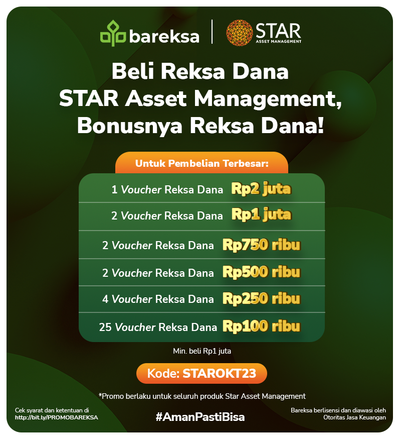 Promo STAR AM: Beli Reksa Dana Berhadiah Voucher hingga Rp2 Juta