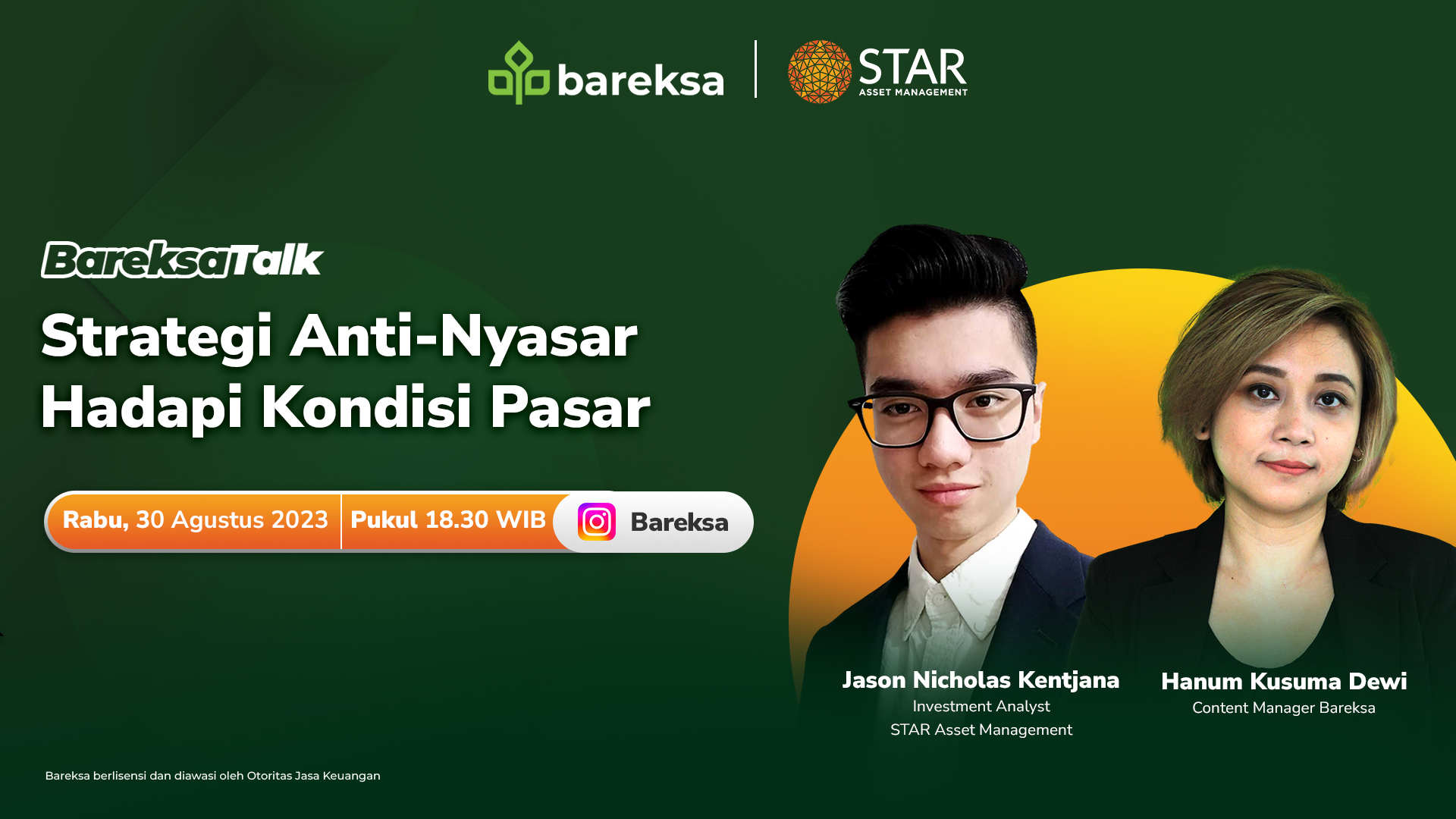 Strategi Anti-Nyasar Hadapi Kondisi Pasar, Nonton BareksaTalk X STAR AM