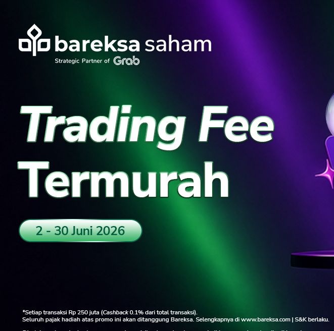 Promo Bareksa Saham Juni 2026: Trading Terus Dapat Bonus Hingga Rp250 Ribu