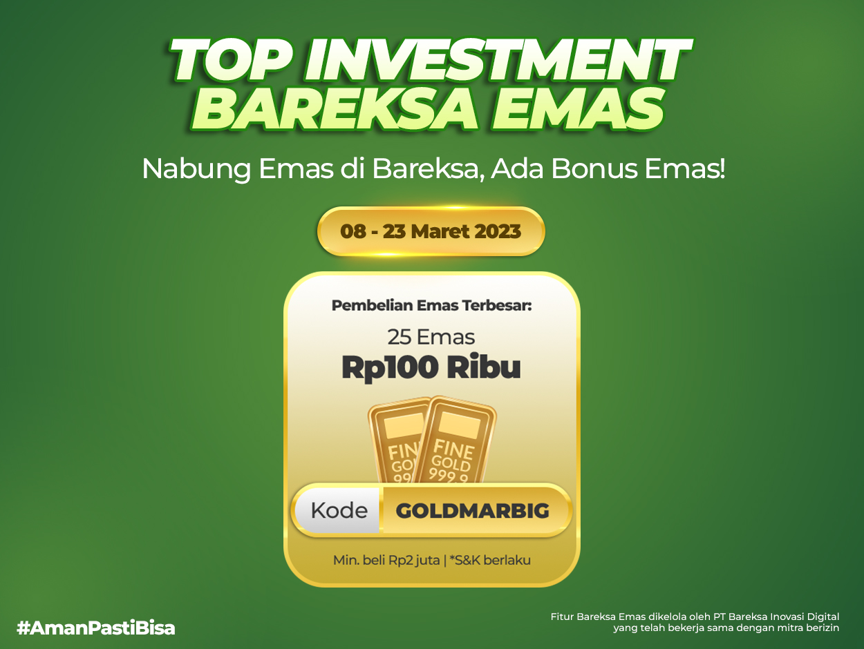Selamat! Ini Pemenang Promo Top Investment Emas Maret 2023 Berhadiah Rp100 Ribu