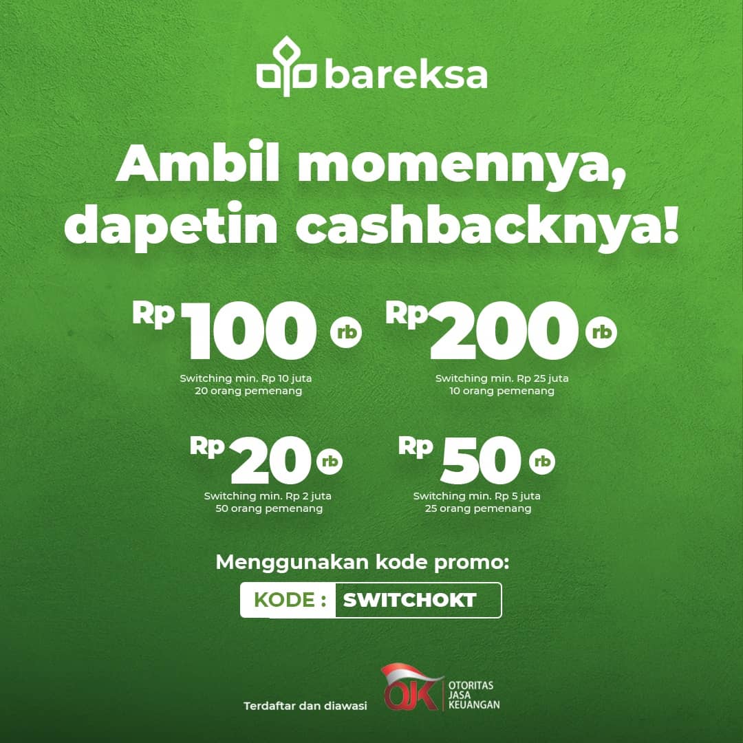 Yuk Switching Investasimu dan Raih Hadiah Ratusan Voucher Reksadana