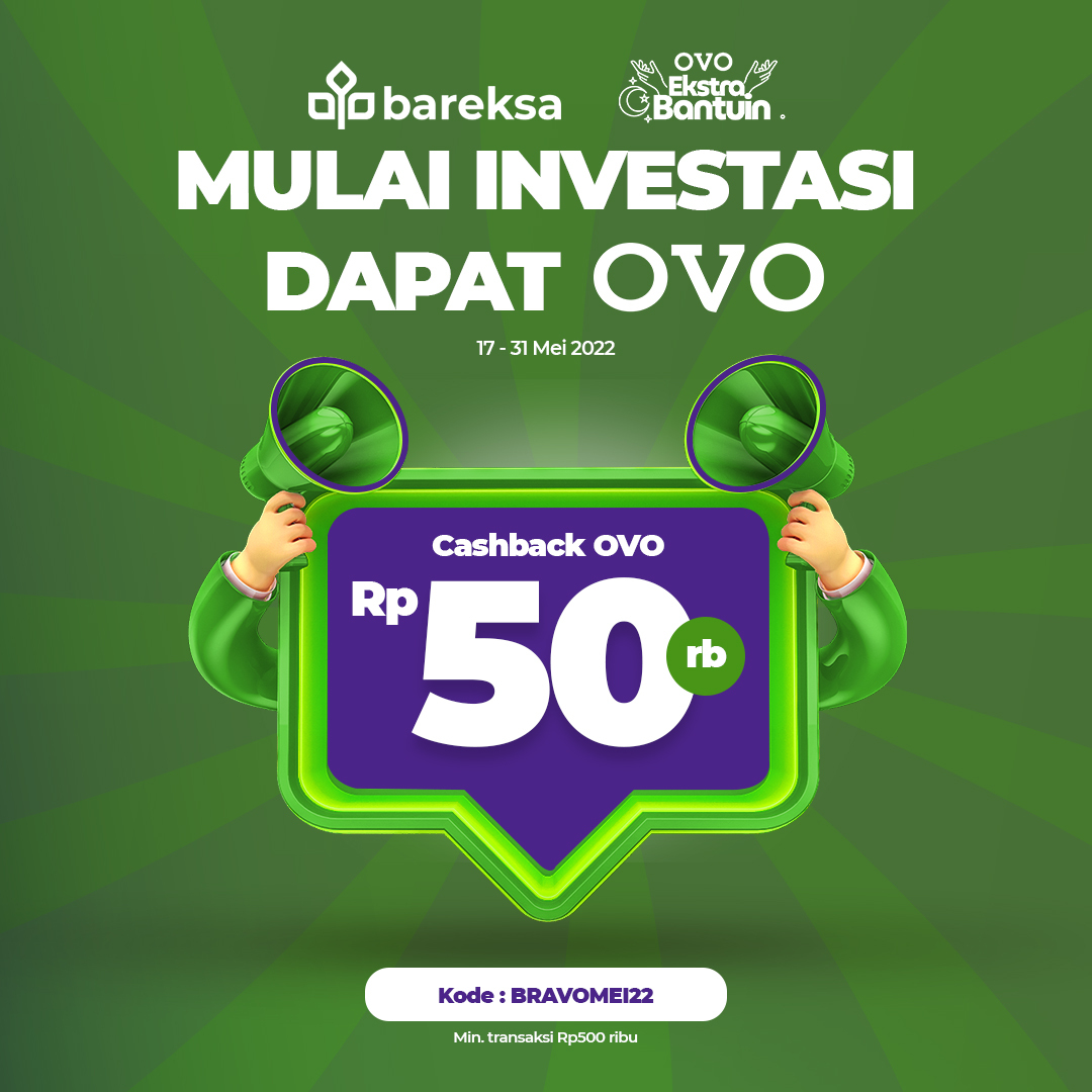 Mulai Investasi Reksadana Pakai OVO, Raih Cashback Rp50 Ribu